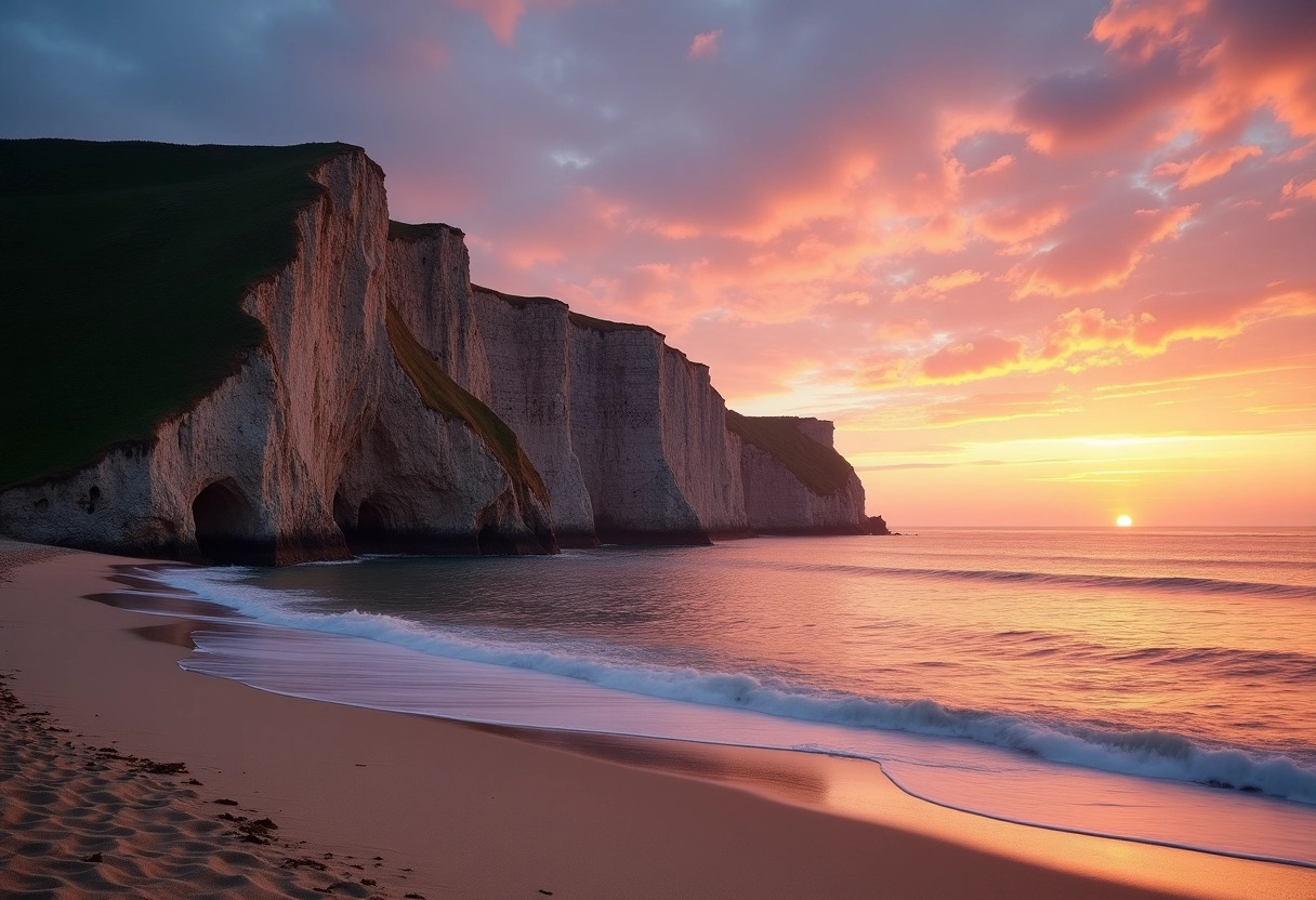 plage crépuscule