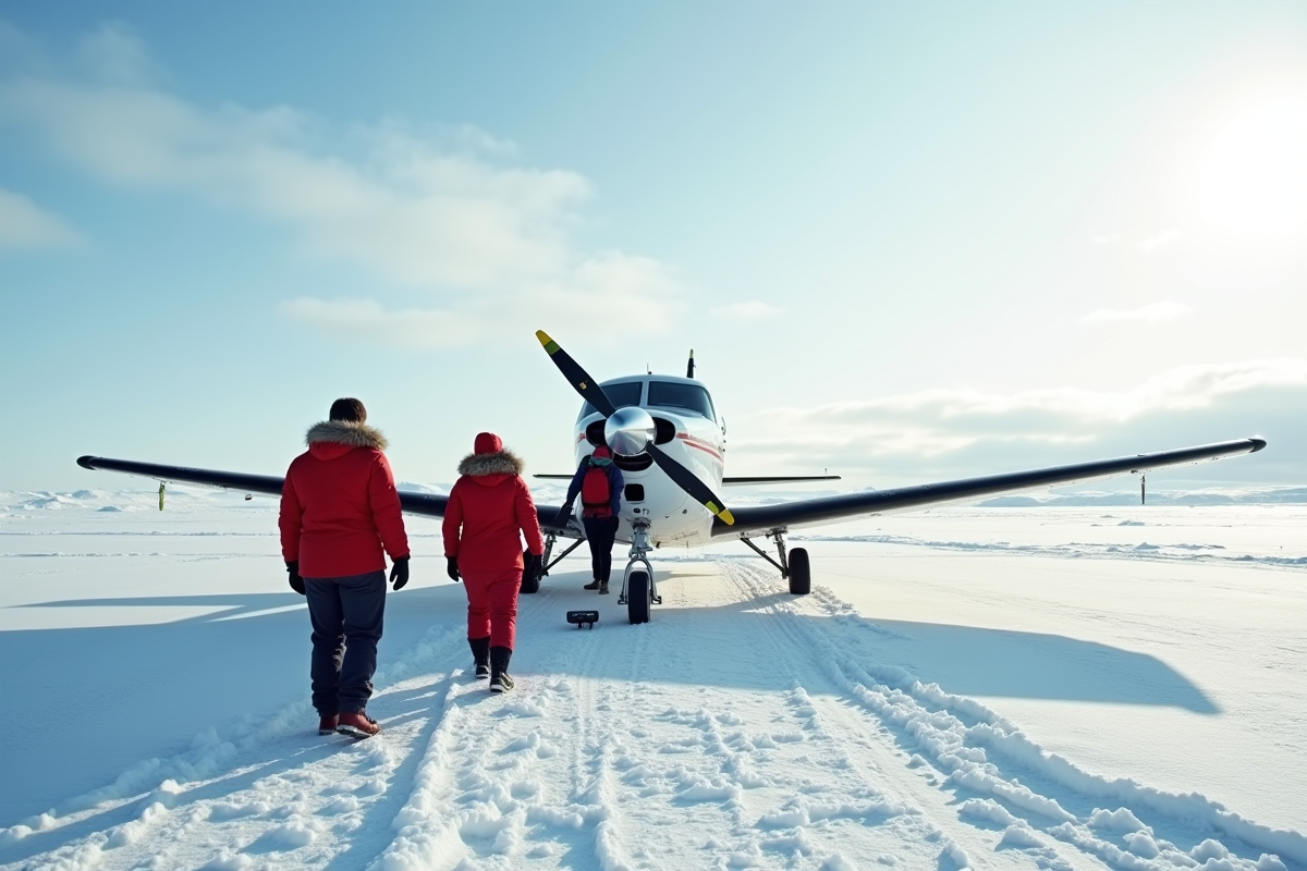 avion antarctique
