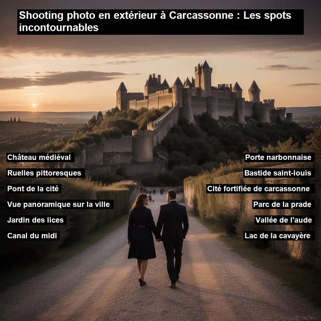shooting photo Carcassonne